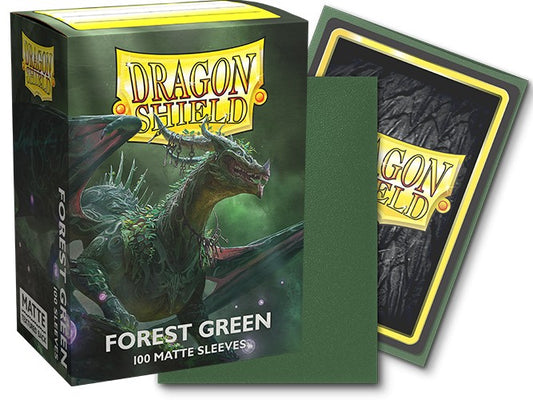 Dragon Shield Sleeves - Standard Matte - Forest Green
