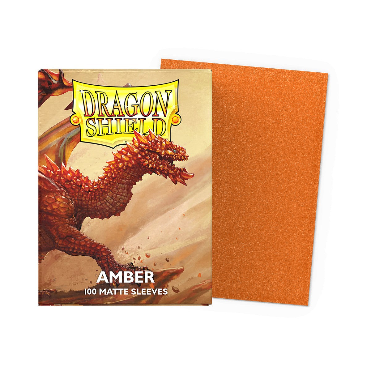 Dragon Shield Sleeves - Standard Matte - Amber