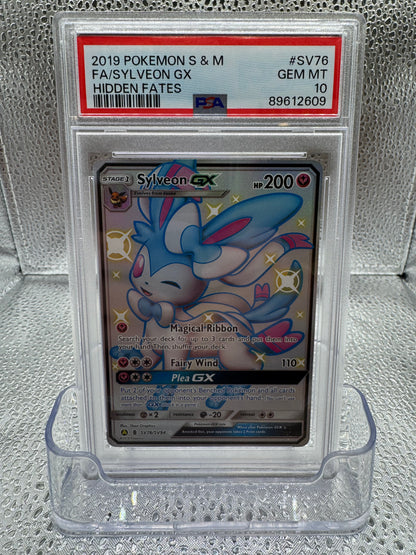 Pokemon TCG - Hidden Fates - Sylveon GX - PSA 10