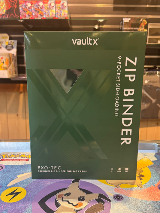 Vault-X 9 Pocket Binder (Green)