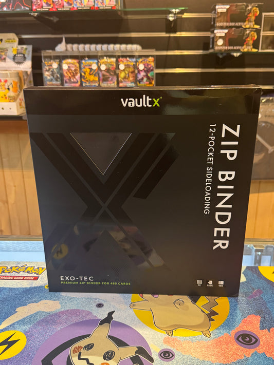 Vault-X 12 Pocket Binder (Black)