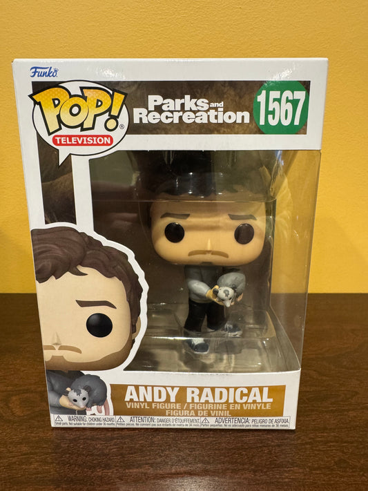 Funko Pop - Parks and Recreation 15th Anniversary Andy Radical #1567