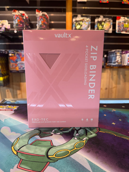 Vault-X 4 Pocket Binder - "Just Pink"