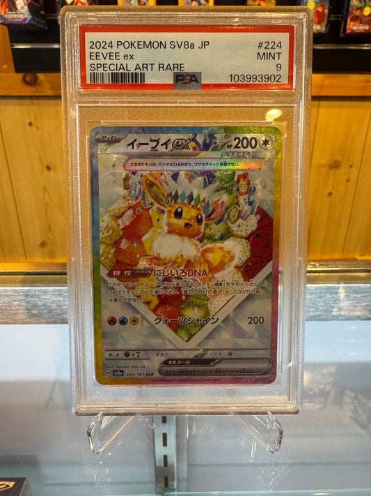 Pokémon TCG - Terastal Festival Eevee Ex #224 PSA 9