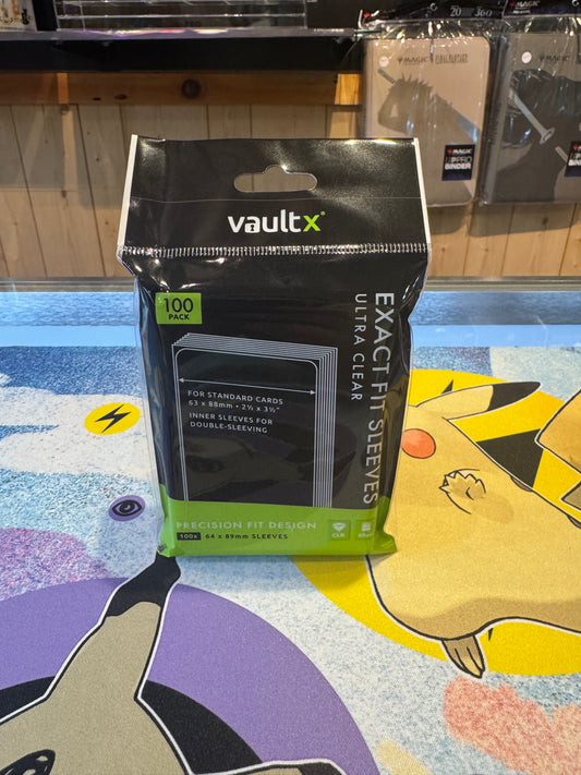Vault-X Exact Fit Clear Sleeves - 100 Count