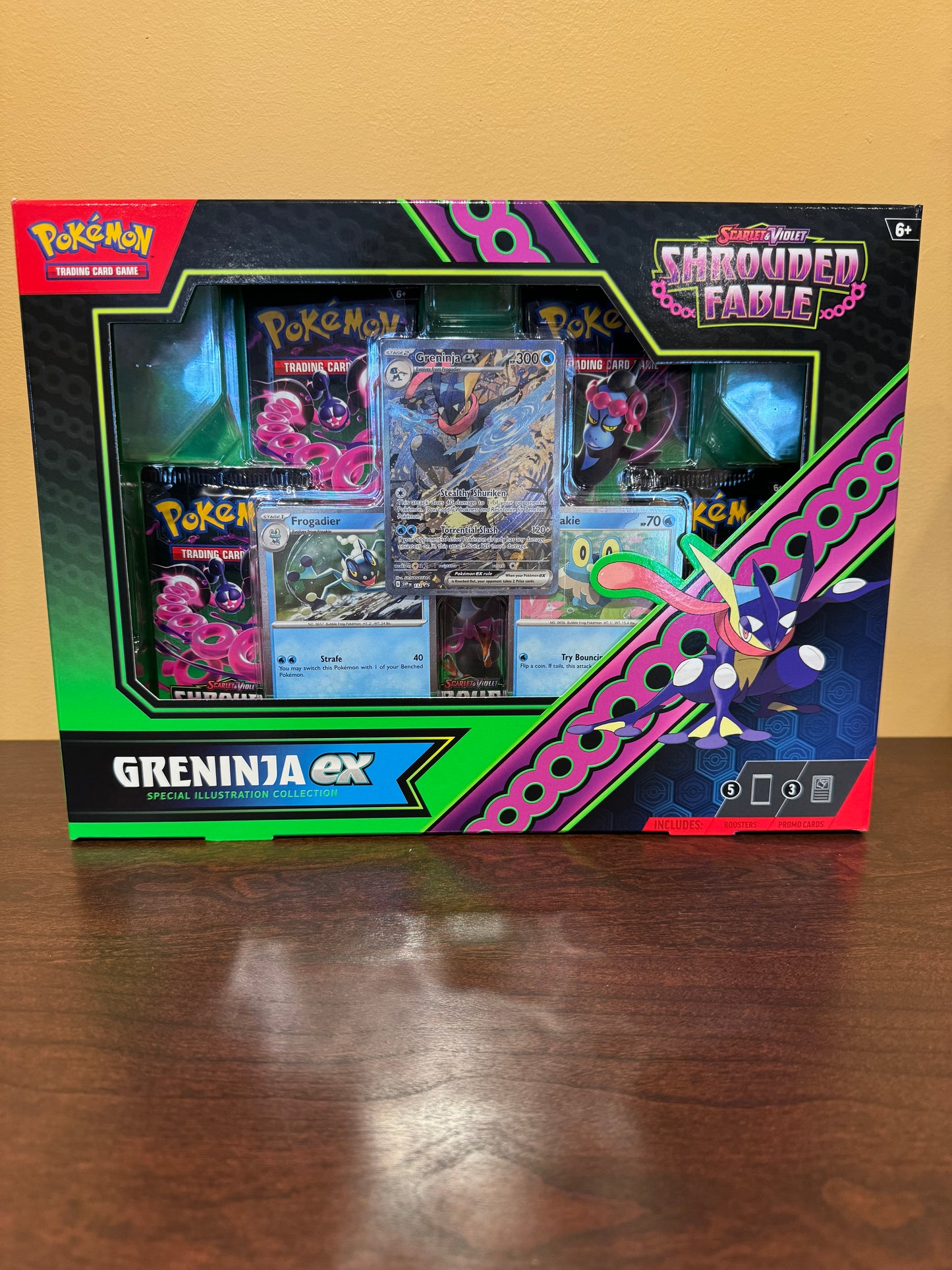 Pokémon TCG - Shrouded Fable Special Illustration Greninja Ex Collection Box