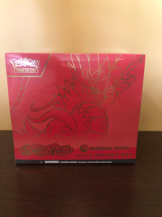 Pokémon TCG - Scarlet and Violet Elite Trainer Box - Koraidon Pokémon Center Exclusive