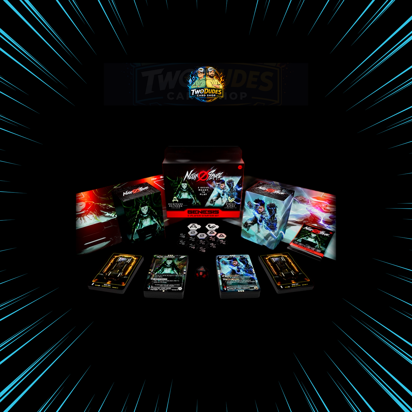 Neuroscape TCG - Genesis Unlimited 2-Player Starter Kit (Hacker/Cybernetic)