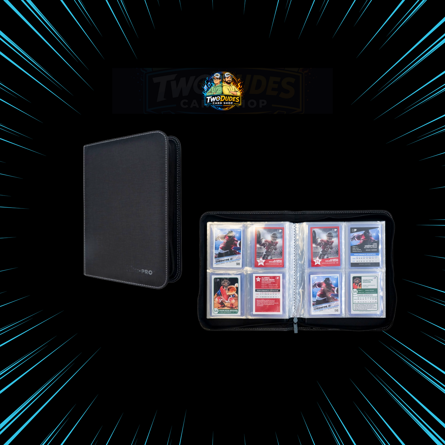 Ultra Pro 4-Pocket Toploader Zippered Premium PRO Binder