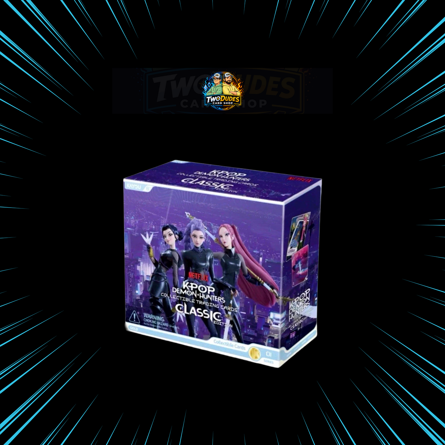 KPop Demon Hunters Collectable Trading Cards - Classic Edition Box