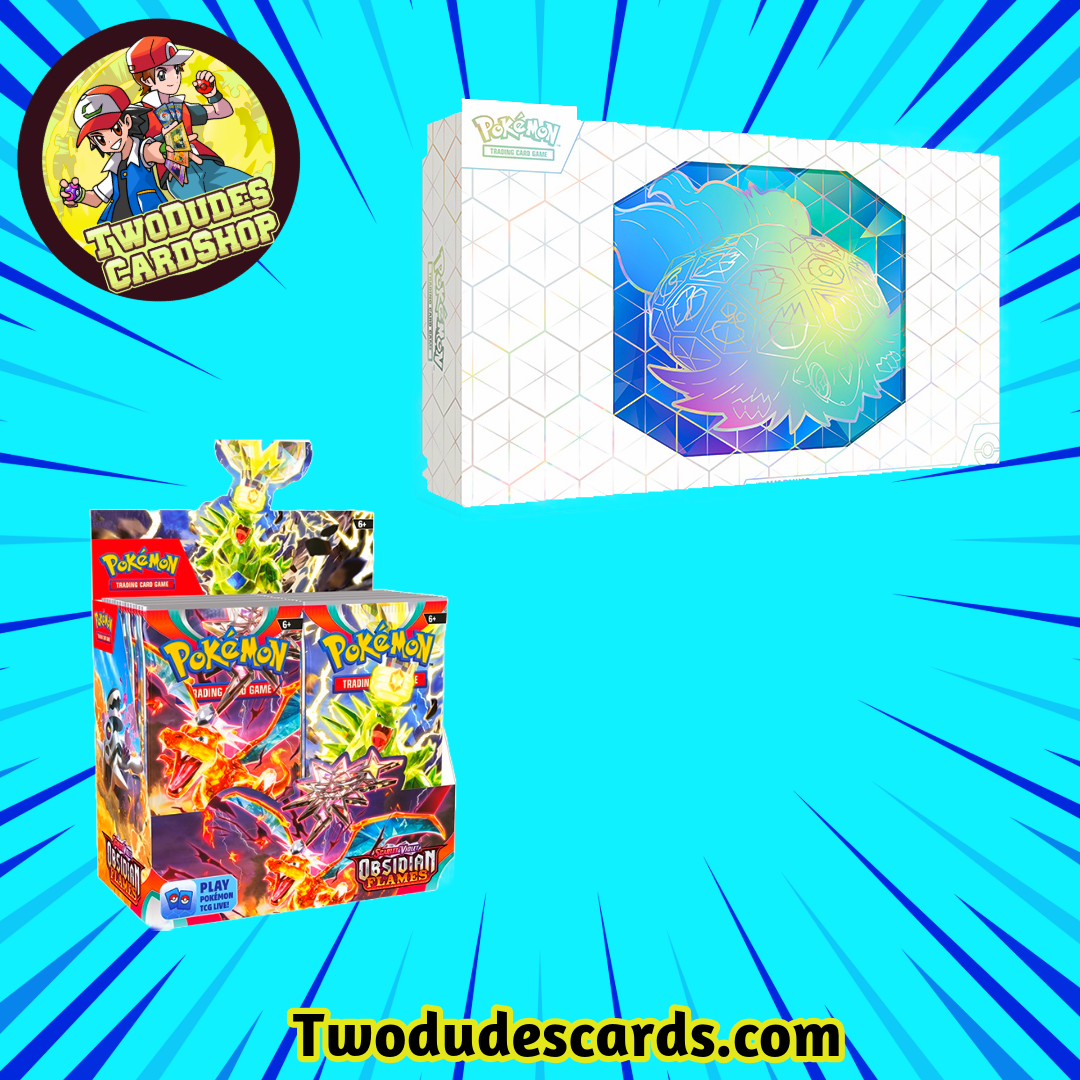 Pokémon TCG - Terapagos UPC/Obsidian Flame Booster Box Bundle