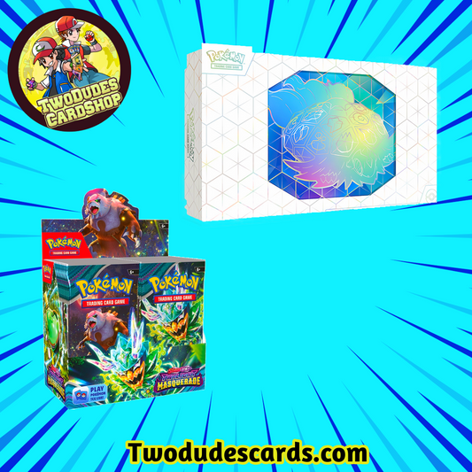 Pokemon TCG - Terapagos UPC/Twilight Masquerade Booster Box Bundle