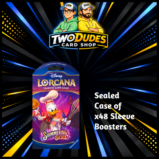 Disney Lorcana - Shimmering Skies Sleeve Booster Sealed Case (48 Sleeve Booster Packs)